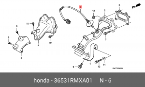 Лямбда-зонд 36531RMXA01 HONDA
