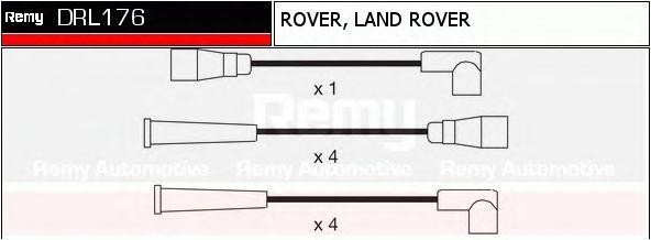 Ккомплект проводов зажигания DRL176 DELCO REMY