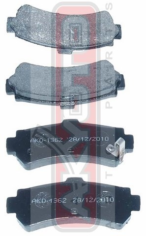 Колодки тормозные дисковые AKD-1362 AKYOTO