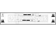 Ккомплект проводов зажигания OEK089 STANDARD
