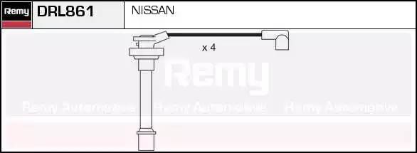 Ккомплект проводов зажигания DRL861 DELCO REMY