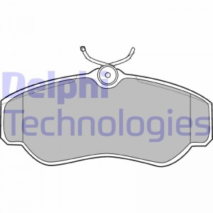 Комплект тормозных колодок, диско LP913 DELPHI