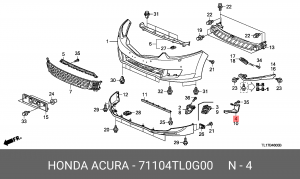 Деталь 71104TL0G00 HONDA
