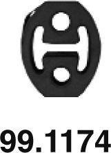 Кронштейн, система выпуска ОГ 991174 ASSO