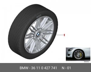 Колесо в сборе 36 11 0 427 741 BMW