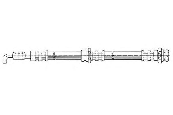 Тормозной шланг FHY2058 FERODO