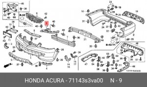 Деталь 71143S3VA00 HONDA