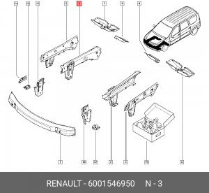 Деталь 6001546950 RENAULT
