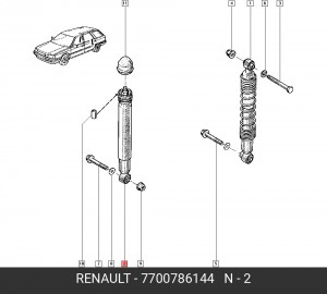 Деталь 7700786144 RENAULT