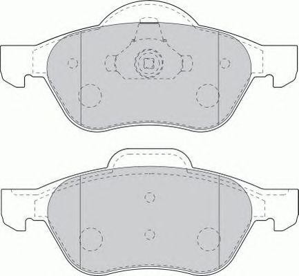 Комплект тормозных колодок, диско FSL1440 FERODO