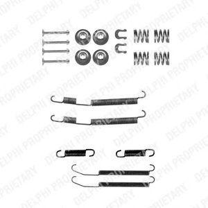 Комплектующие, тормозная колодка LY1235 DELPHI