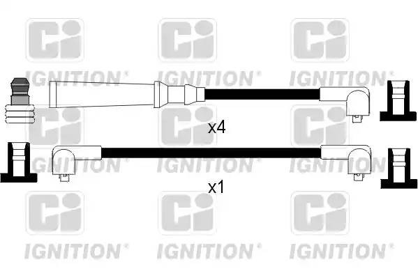 Ккомплект проводов зажигания XC498 QUINTON HAZELL