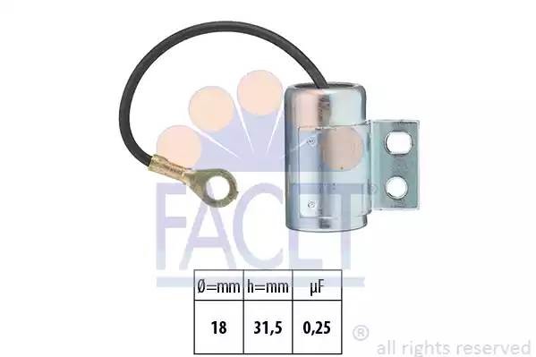 Конденсатор, система зажигания 001881 FACET