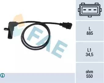 Датчик частоты вращения, управление двигателем 79078 FAE