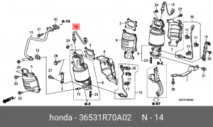 Деталь 36531R70A02 HONDA