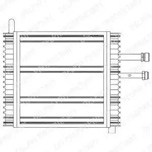 Испаритель, кондиционер TSP0525013 DELPHI