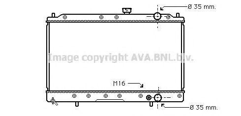 Радиатор охлаждения ДВС MT2147 AVA