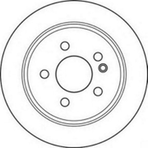 Тормозной диск 562100B BENDIX JURID