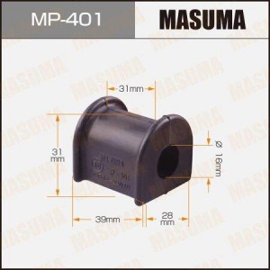 Втулка стабилизатора MP-401 MASUMA