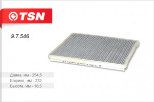 Фильтр салона 9.7.546 TSN