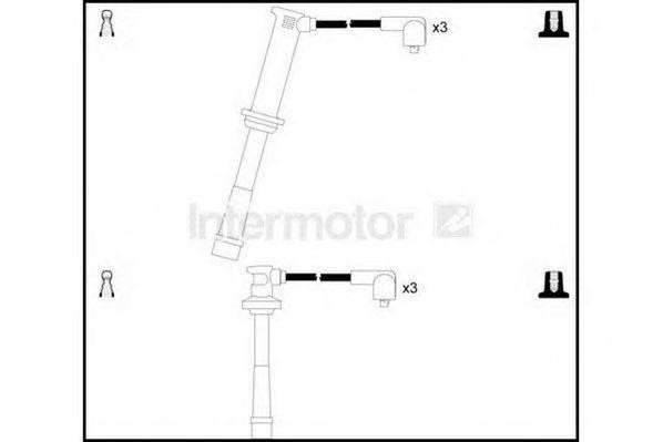 Ккомплект проводов зажигания 73812 STANDARD