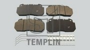 Комплект тормозных колодок, диско 03.120.8700.100 TEMPLIN
