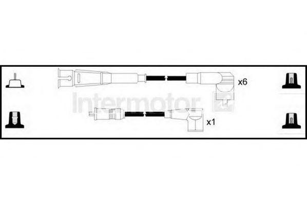 Ккомплект проводов зажигания 73769 STANDARD