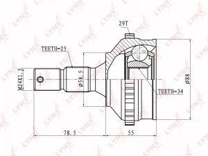 ШРУС CO-6102A LYNXAUTO