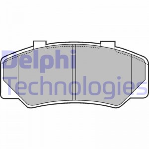 Комплект тормозных колодок, диско LP438 DELPHI