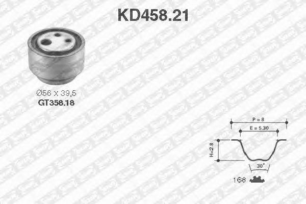 Комплект ремня ГРМ KD45821 NTN SNR
