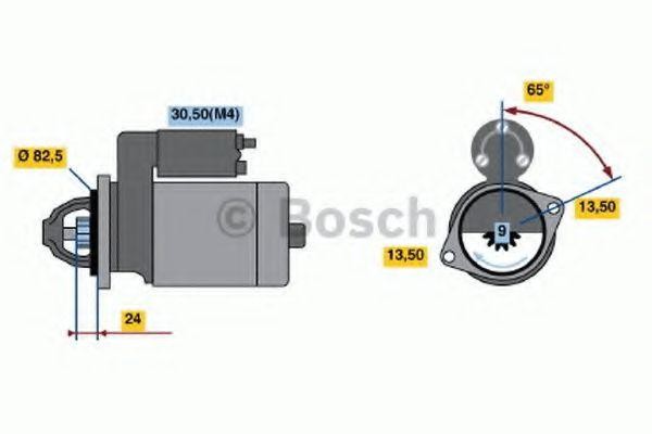 Стартер 0001368012 BOSCH