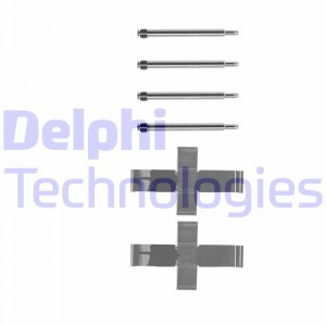 Комплектующие, колодки дискового тормоза LX0274 DELPHI