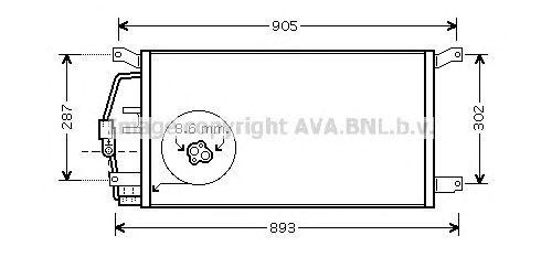 Конденсатор, кондиционер CT5031 AVA
