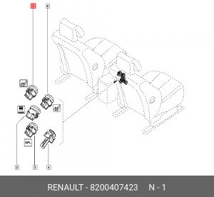 Деталь 8200407423 RENAULT