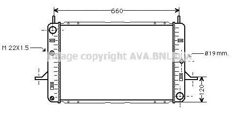 Радиатор охлаждения ДВС FD2140 AVA