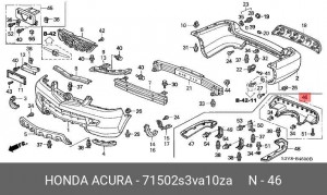 Деталь 71502S3VA10ZA HONDA