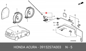 Деталь 39152S7A003 HONDA