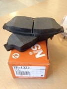 Колодки тормозные дисковые PF1322 NISSHINBO