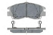 Комплект тормозных колодок, диско SP222 SCT