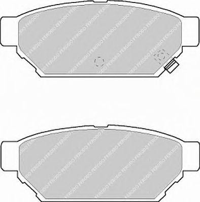 Комплект тормозных колодок, диско FSL1013 FERODO