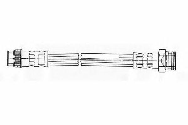 Тормозной шланг FHY2251 FERODO