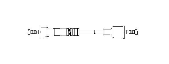 Провод зажигания 448E70 BREMI
