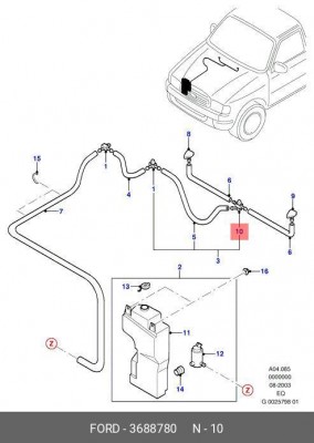 Деталь 3 688 780 FORD