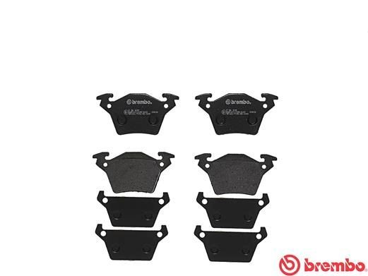 Комплект тормозных колодок, диско P50032 BREMBO