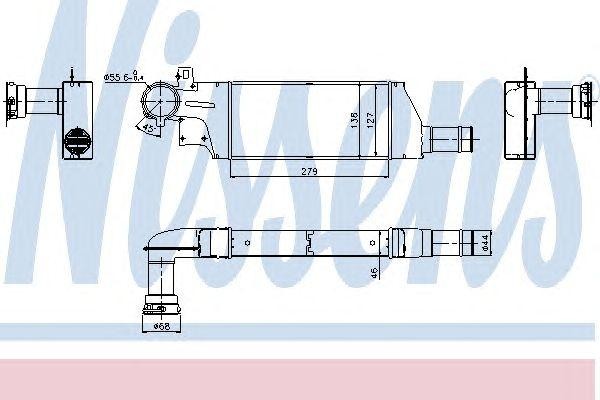 Интеркулер 96656 NISSENS