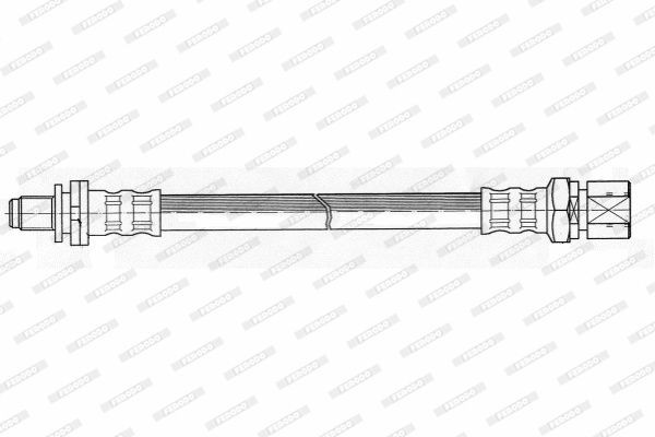 Тормозной шланг FHY2161 FERODO