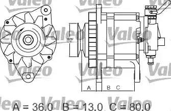 Генератор 437113 VALEO PHC