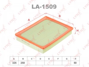 Фильтр воздушный LA-1509 LYNXAUTO