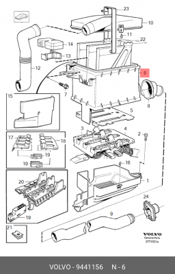 Корпус 9441156 VOLVO
