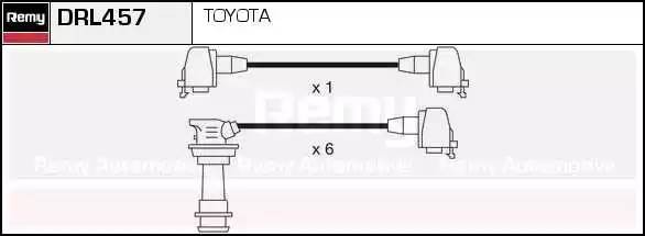 Ккомплект проводов зажигания DRL457 DELCO REMY